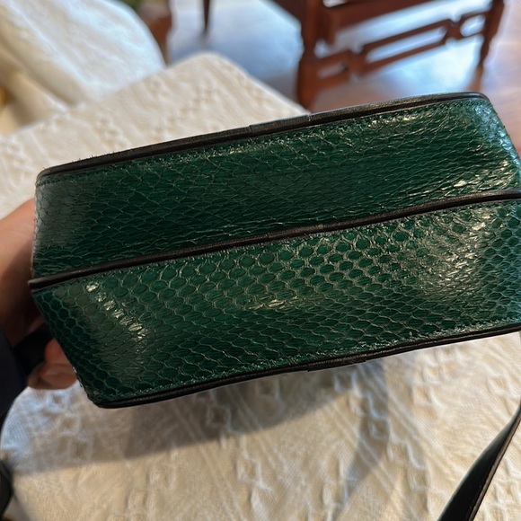 f.e.v. By Francesca E. Versace snakeskin bon bon crossbody bag. - Picture 6 of 9